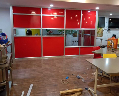 Aluminium Partition Work in Chennai